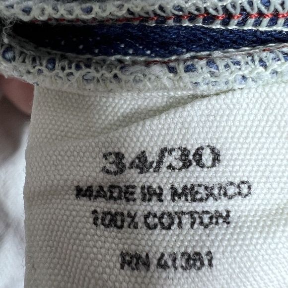 Polo Ralph Lauren Jeans Mens 34 Blue 867 Classic Straight Distressed Rugged 3417 - Picture 16 of 16